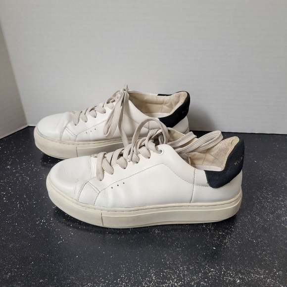 Kurt Geiger London Laney Leather Platform Sneakers - Picture 7 of 9